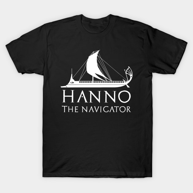 Hanno The Navigator Carthaginian Maritime Expedition T-Shirt by Styr Designs